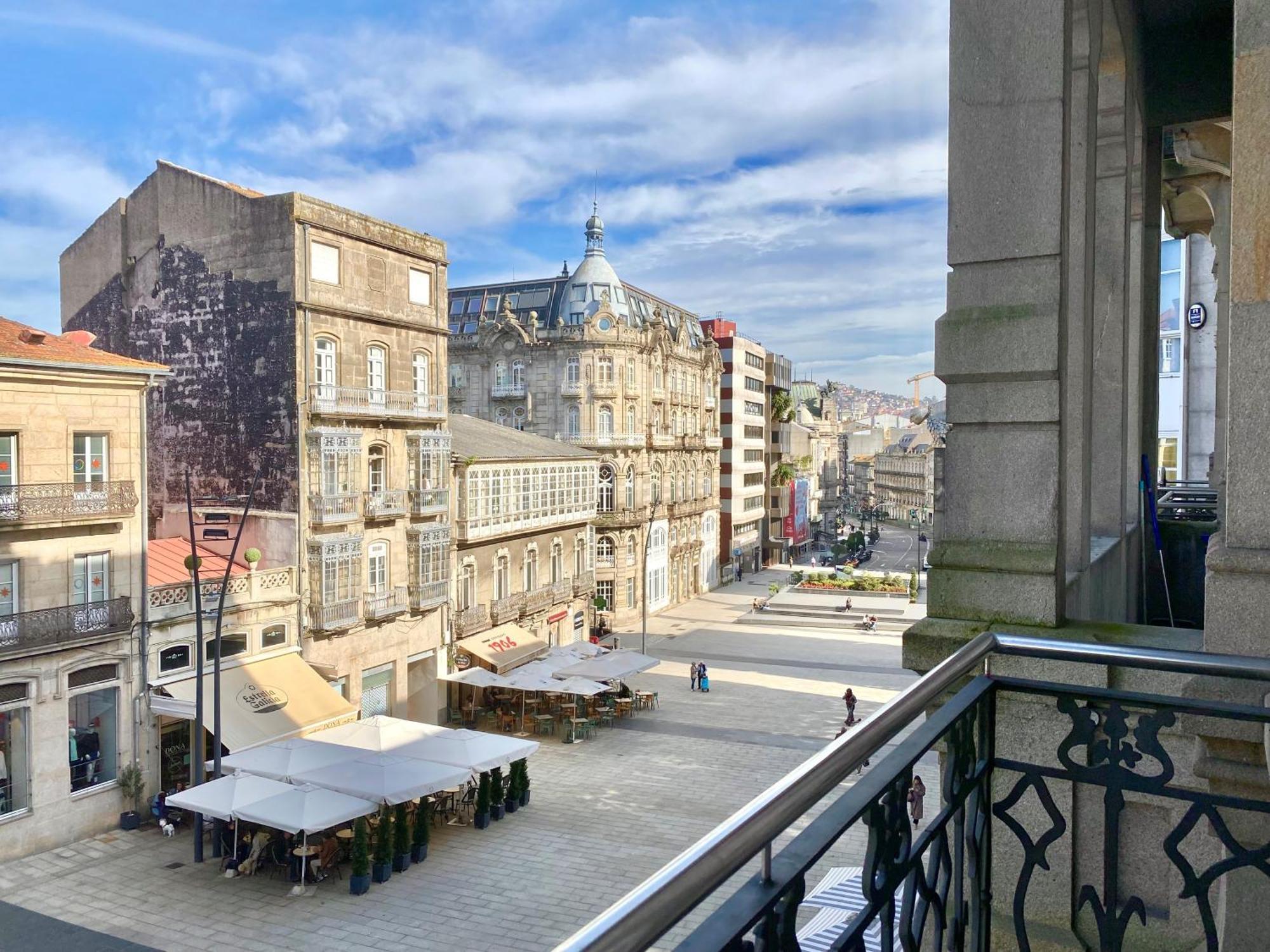 Puerta Del Sol - Vigo Centro Lejlighed Eksteriør billede